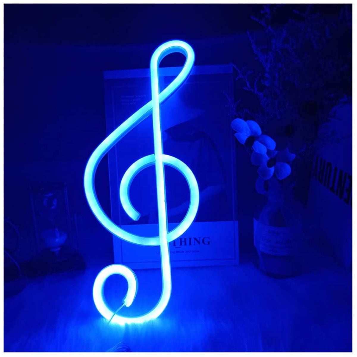 Beschuldigingen gesponsord Voorzichtig BUTORY LED Music Neon Light Colorful Neon Lamp Wall Mounted Music Note  Nightlight Decorative Table Light for Birthday Bar Christmas Party -  Walmart.com