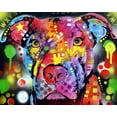 thumbnail image 2 of Dean Russo Collection 18x15 Gold Ornate Wood Framed with Double Matting Museum Art Print Titled - The Brooklyn Pit Bull, 2 of 4