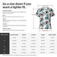 thumbnail image 4 of Bixox Men's Watercolor Sunflower Printed Short Sleeve Skinny Athletic T-Shirt, 4 of 6