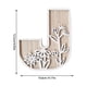 thumbnail image 3 of Xihbxyly Colgante de Flor de Madera, Diseño de Letras Talladas a Mano, Textura de Madera Natural, Decoración para Bodas y Hogar, Ideal para Eventos Festivos, Material Duradero y Resistente, Juego de, 3 of 5