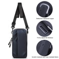 thumbnail image 3 of Sport Armband Running Cell Phone Holder Arm Bag Case - Navy blue, 3 of 5