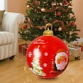 thumbnail image 4 of Luxcidy 24 In Inflatable Christmas Balls, Outdoor Christmas Decorations with Rope, Xmas Decorations, Christmas Inflatables for Outside Indoor Holiday Yard Lawn Pool Decor(E), 4 of 5
