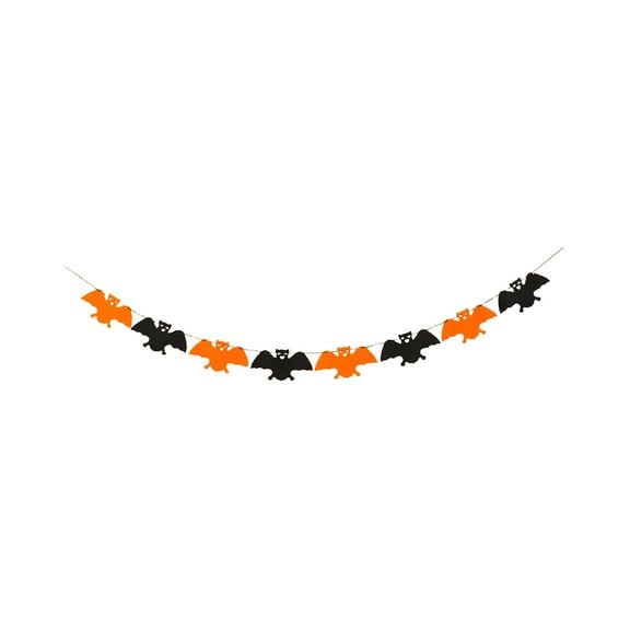 Halloween Decorations - Happy Halloween Banner Party Decorations for Indoor Outdoor - Trunk or Treat Backdrop Garland for Outside | Party Favors Supplies