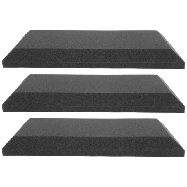 AURARMLET 3Ud Paneles Acústicos Insonorizantes Negros Para Puertas Y Paredes Con Absorción De Sonido Para El Hogar