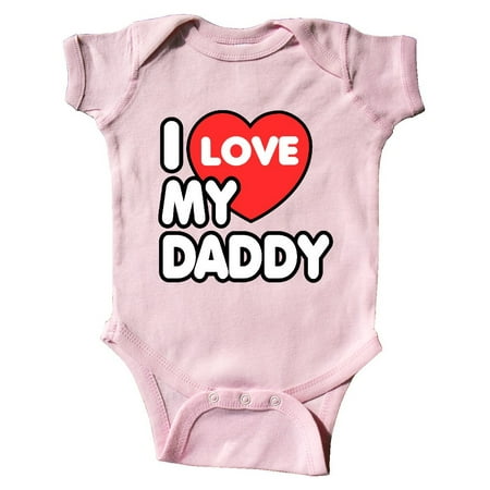 

Inktastic I Love my Daddy Gift Baby Boy or Baby Girl Bodysuit