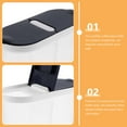 thumbnail image 2 of SEWACC Storage Food Containers Grain Jar PP Divided Storage Restaurant 1Pack, 2 of 8