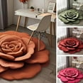 thumbnail image 6 of Floral Plush & Diatomaceous Earth Floor Mat, 3D Flower Design Floor Mat, 3D Visual Flower Shaped Diatom Mud Floor Rugs, Suitable for Bedroom, Kitchen, Bathroom, Sofa, Coffee Table, 6 of 7