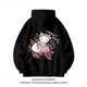 thumbnail image 3 of Sudadera con capucha de Hello Kitty de Sanrios para niñas, abrigo holgado de algodón para otoño e invierno, suéter bonito para parejas, camisetas informales, 3 of 5