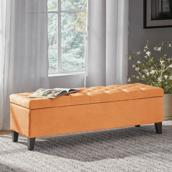 GLOUSTER Storage Ottoman | Contemporary Design | Extra Seating & Storage