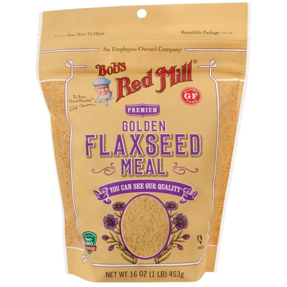 Bob's Red Mill Golden Flaxseed Meal 16 oz Pack of 3
