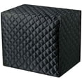 thumbnail image 1 of Nvzi Funda para máquina de pan, funda protectora acolchada para tostadora, protector de utensilios para hornear con costuras de diamante, protege tu electrodoméstico (negro), 1 of 3