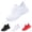 White, variant on QWKLEAJ Women's Slip‑On Walking Sneakers, Lightweight Breathable Tennis Running Shoes, Non‑Slip Soft Sole Comfort Athletic Trainers for Gym Work Daily Wear White 8