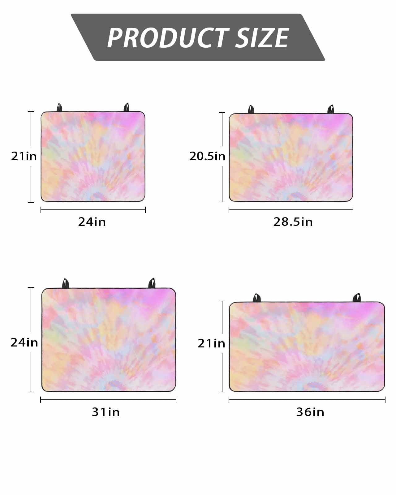 Stove Top Covers for Electric Stove, Rainbow Color Glass Stovetop Cover Protector, Fantasy Colorful Ombre Swirl Induction Cooktop Protector Oven Mat for Kitchen Countertop 24"x21"