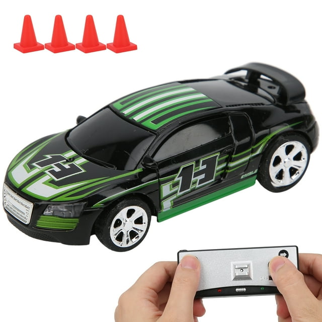 Keenso Voiture Télécommandée, Mini Voiture RC avec Boîtier de Canette, Induction de Puissance, Application de Télécommande à Quatre Voies, Modèle de Jouet pour Enfant à Double Mode, Mini Voiture RC