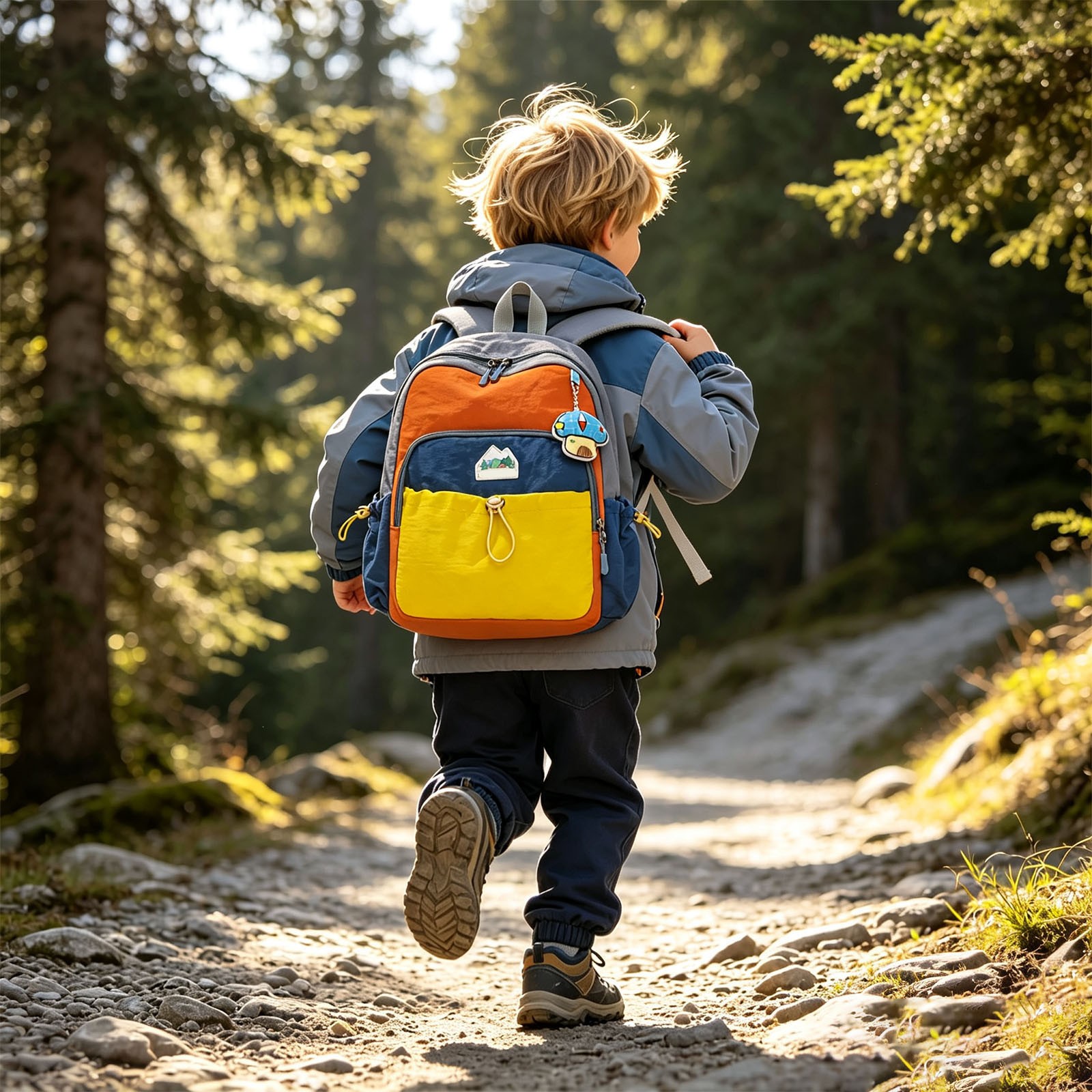 Mochila para niños, regreso a clases, color patchwork, preescolar, niños pequeños, liviana, deportiva, para ir al trabajo, uso diario, casual, viajes al aire libre 2