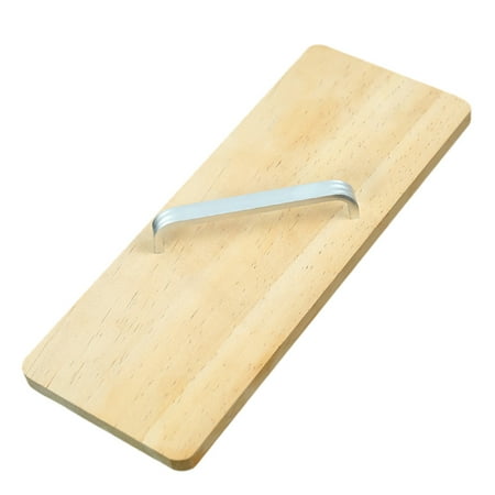

NISHUNA 1pc Home Kitchen Cutting Noodles Board Wood Board Dough Board Holder Plate