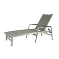 thumbnail image 3 of Levi Outdoor Wicker and Aluminum Chaise Lounge, Gray, 3 of 8