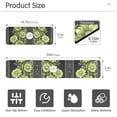 thumbnail image 3 of Yayeee Faucet Mat for Kitchen Sink 30" Diatomite Long Splash Guard Pad, Green Flowers, 2 Pack, 3 of 7