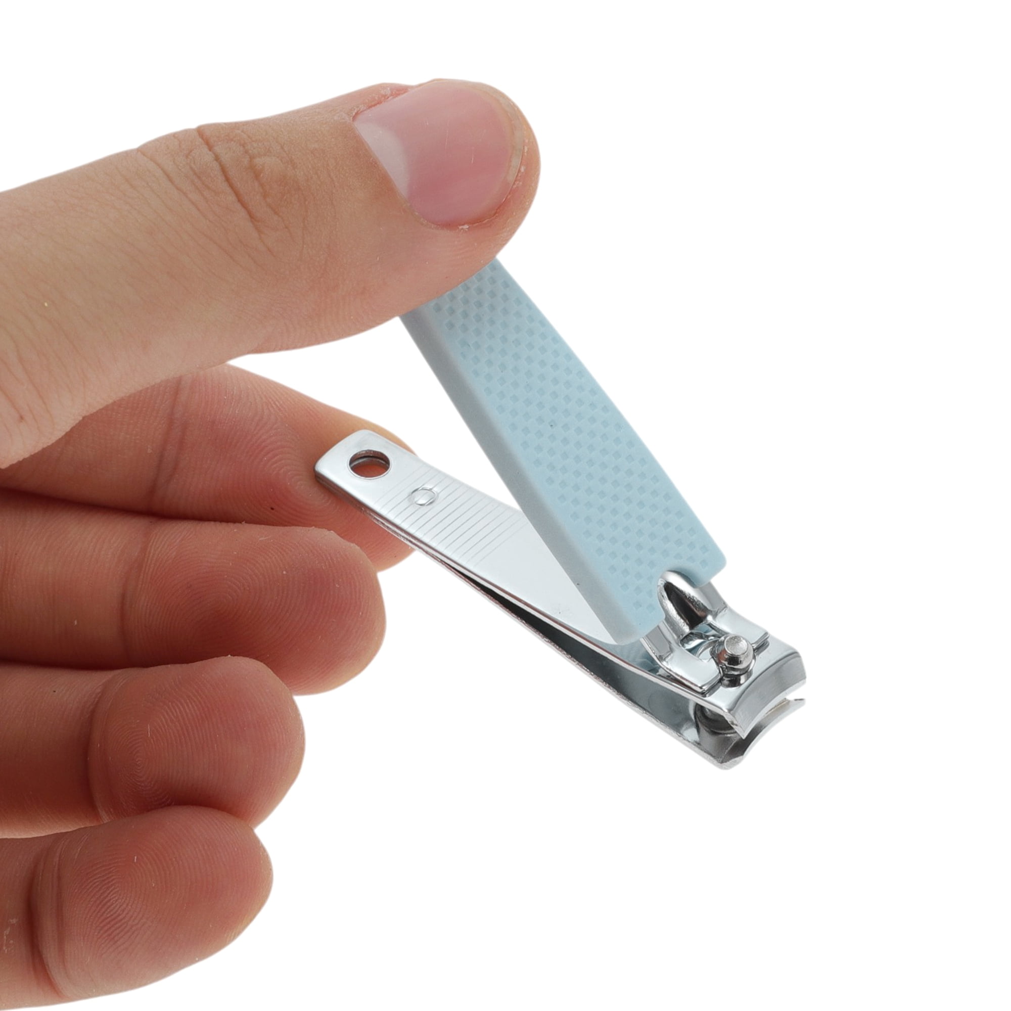 Unique Bargains Cute Box Nail Clipper Set for Women and Men 2 Pcs for Easy Use Blue