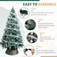 thumbnail image 4 of Árbol de Navidad Karl Home artificial con punta de nieve de 2,3 m y 350 luces, 4 of 8