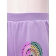 thumbnail image 5 of TiaoBug Kids Girls Hoodies Tracksuit Long Sleeve Sweatshirts with Jogger Sweatpants Set Purple-B 9-10, 5 of 7