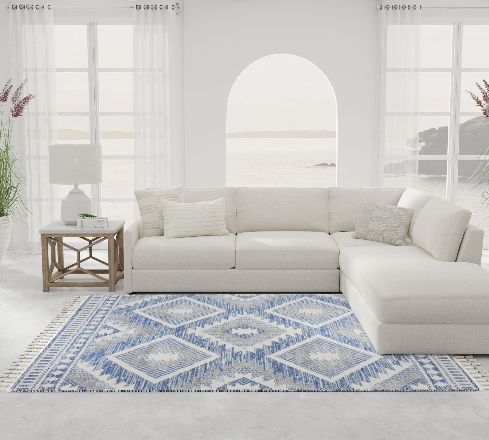 Mason Brooks Catalan IB20B Transitional Geometric 8'3" X 10'0" Area Rug