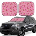 thumbnail image 6 of Kdxio Watermelon Print 2-Piece Sun Shade Front Windshield - Foldable Car Front Window Sunshades for Most Sedans SUV Truck, 6 of 6