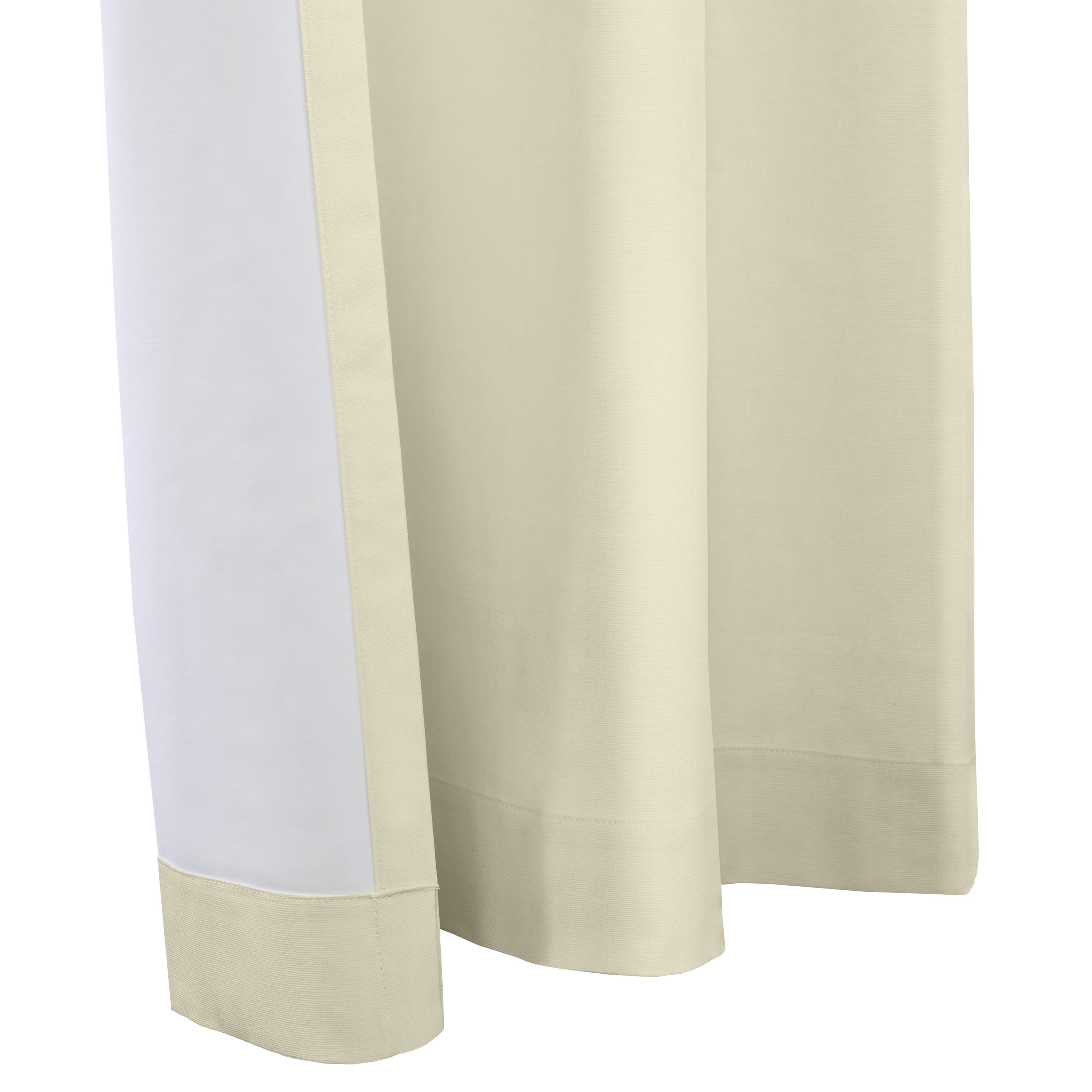 Winmate Topsions 3-way Header Insulated Curtain Panel Pair each 80" x 84" in Natural