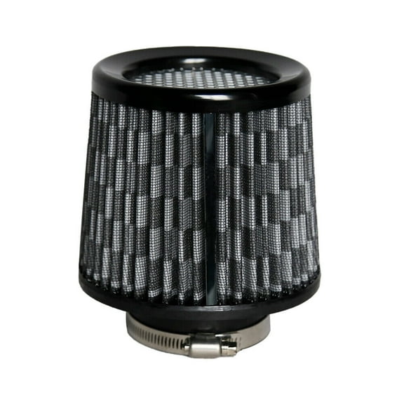 3in/76mm High Flow Inlet Cold Air Intake Cone Replace Dry Air Filter CarbonFiber