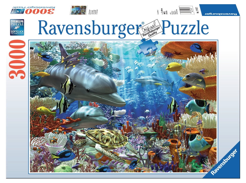 Dolphin 3000 Piece Jigsaw Puzzles for Adults Every Piece is Unique 3000 Piece Adult Puzzle