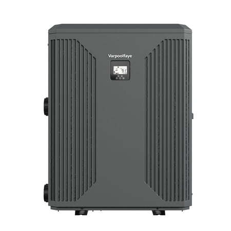 Varpoolfaye Inverter Swimming Pool Heat Pump, 140000 BTU 42,000 Gallons Electric Pool Heater for Above Ground and Inground Pool, WiFi Capable Timer, Heating and Cooling Pool Heater 220V