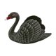 thumbnail image 4 of Figura de cisne, adorno, estatua de ganso, artesanía, regalo, decoración, obra de , escultura animal para fuente, oficina, interior, dormitorio, Negro, 4 of 9