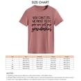 thumbnail image 5 of Camisa informal holgada de manga corta con letras negras para mujer: camiseta de moda y cómoda con letras en oro rosa, 5 of 5