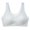 Gray, variant on Kureaily Women's Summer Comfort Sports Fitness Gathering Traceless Latex Large Back Bra Comfort Push Up Bras