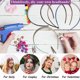 thumbnail image 5 of Laklulu Banda a cuadros para mujeres y niñas - Aros antideslizantes para el cabello, 5 of 5
