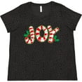 thumbnail image 3 of Inktastic Candy Cane Joy Women's Plus Size T-Shirt, 3 of 5