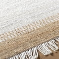 thumbnail image 5 of Hauteloom Yuuki Jute Living Room, Bedroom Area Rug - Traditional, Transitional - Ivory, Tan - 18" Sample, 5 of 9