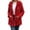 Red, variant on Enjoytime Fleece Jacket Women Long Sleeve Textured Zip Up Hooded Coat Fall Winter Warm Soft Comfy Casual Mid Length Outerwear