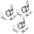 thumbnail image 1 of Cerradura para gabinete Jayseon, paquete de 3, aleación de zinc, 5/8", con llave igualada, 1 of 7
