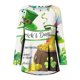 thumbnail image 4 of Camiseta holgada de manga larga con cuello redondo y estampado del Día de San Patricio a la moda para mujer Fridja  czfsfas267, 4 of 5