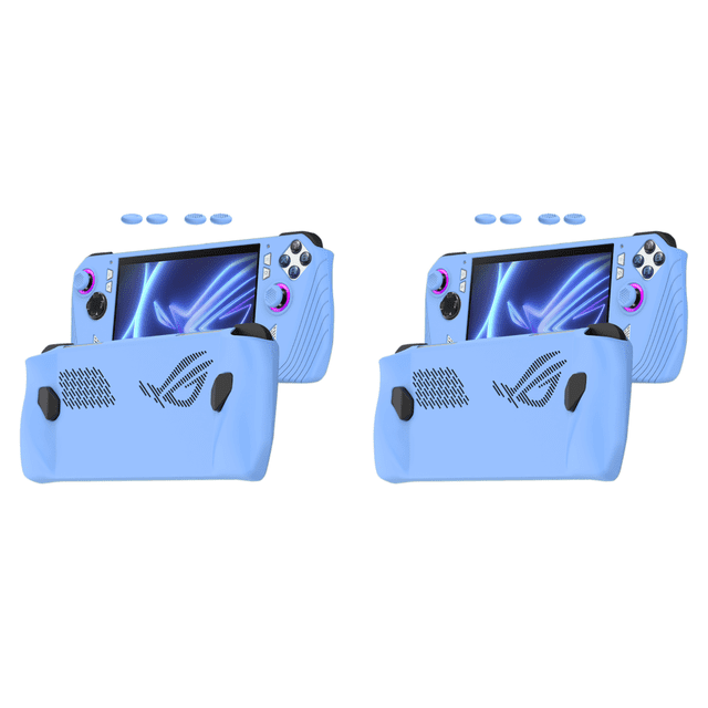 Likrtyny Funda Protectora Antirrayas para Consola Juegos para ROG Ally (azul Brillante)