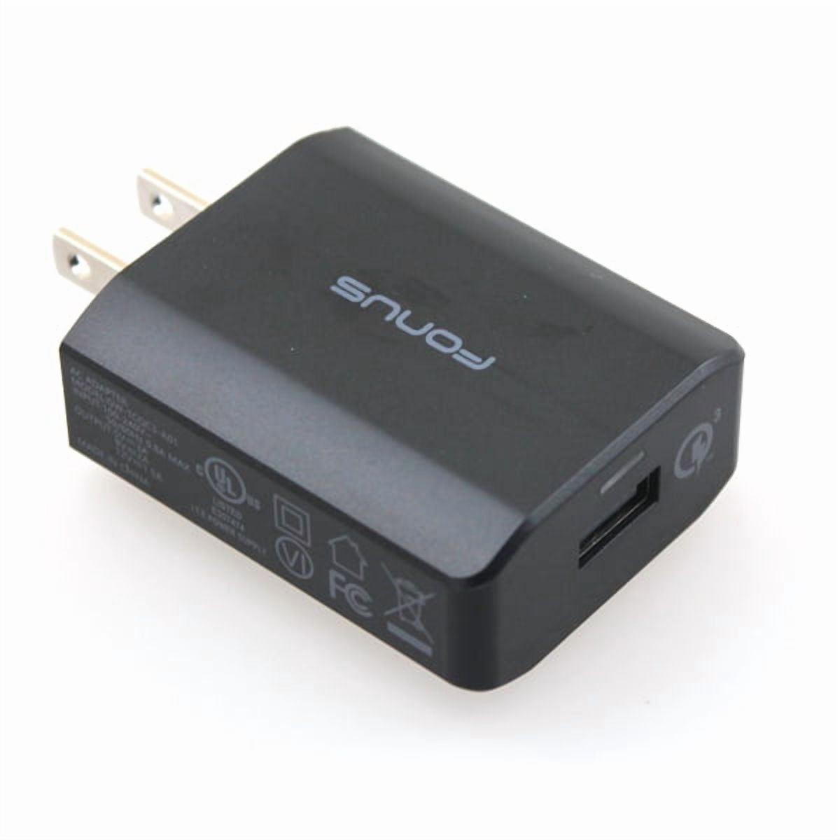 Home Charger for Nokia T20/T21 - 18W Fast 6ft USB Cable Type-C Turbo Charge Travel Wall Power