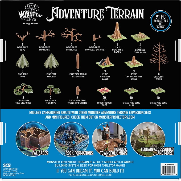 QP3D – Tour De Bataille Ruinée – Décors 28-32 Mm – Wargames Et RPG – D&D, Donjons Et Dragons – Impression 3D PLA – Angleterre