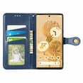 thumbnail image 3 of Dteck for Google Pixel 6 Pro Case, Magnetic Premium PU Leather Flip Folio Wallet with Card Slot Stand Cover, blue, 3 of 6