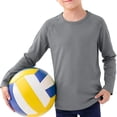 thumbnail image 6 of Fozruso Long Sleeve Breathable Mesh Raglan Tee for Boys Lightweight Kids Top for Daily Wear Play, 6 of 6