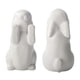 thumbnail image 4 of Rabbit Ceramics Bookends 2-Piece Set, Heavy Duty Office Shelf Organizer for Home Decor, 4 of 5