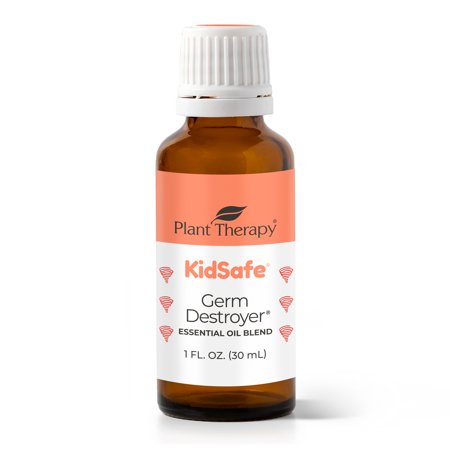 Plant Therapy KidSafe Germ Destroyer Essential Oil Blend - Guard From Illness Support Blend for Kids 100% Pure Undiluted Natural Aromatherapy Therapeutic Grade 30 mL (1 oz)