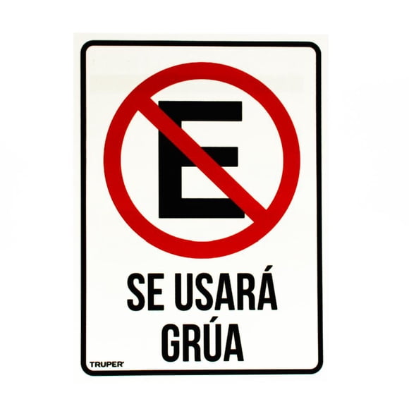 Letrero 'no Estacionarse' 25 x 34 Cm Truper TRUPER LIN-03