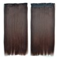 thumbnail image 1 of 5 Cartes Cheveux Extension Rampe Perruque Naturel Noir Brun Foncé 5S2-2T33, 1 of 2