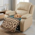 thumbnail image 3 of DISNIMO Aztec Leopard Print Armchair Slipcover Armless Recliner Cover Anti-Slip Sofa Cover, 3 of 7